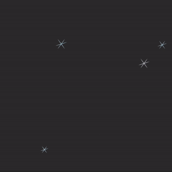 A student project featuring an animated gif of the poem The Star by Ann Taylor & Jane Taylor with a sparkling starry sky background