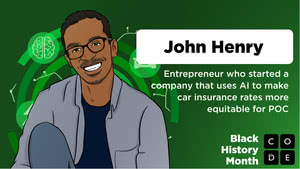 Downloadable PDF poster featuring John Henry who is an entrepreneur